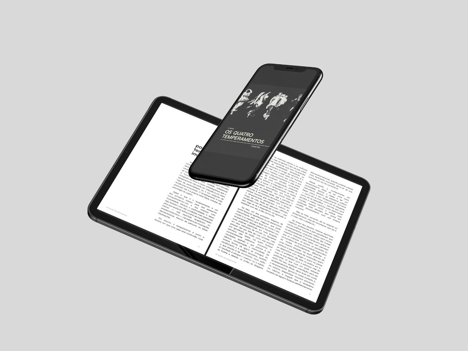 Ebook em diferentes dispositivos